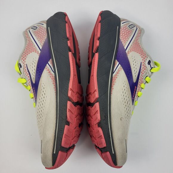 Brooks Ghost 14 Women's Running Shoes White Pink Purple Size 10 M - Picture 12 of 16